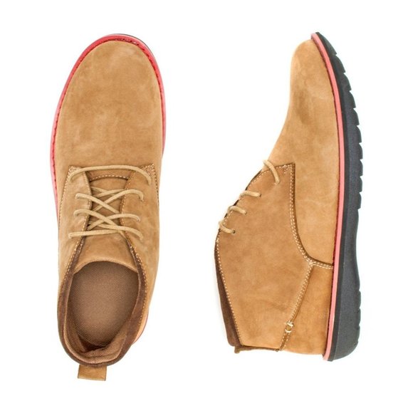 Muk Luks Other - MUK LUKS - Tan Charlie Leather Chukka (Men)